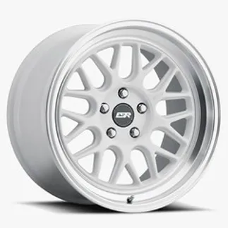 ESR CR01 18.0x8.5 ET30 5x115  / 72.56 (Custom Drill) - Gloss White - Machined Lip